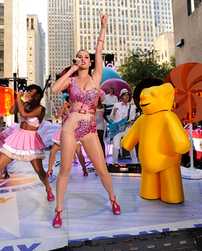 Katy Perry performs on NBC