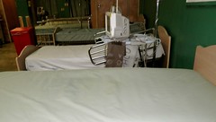 hospital beds arrived at HSC