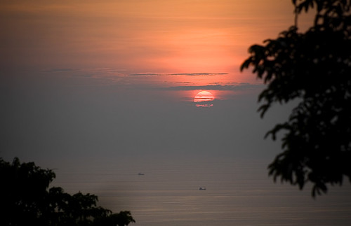 Sunset from Phuket viewpoint
