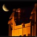 Eclipsed Moon and Tower Bridge
