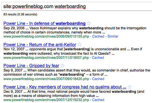 PowerlineBlog.com Defending Waterboarding Torture