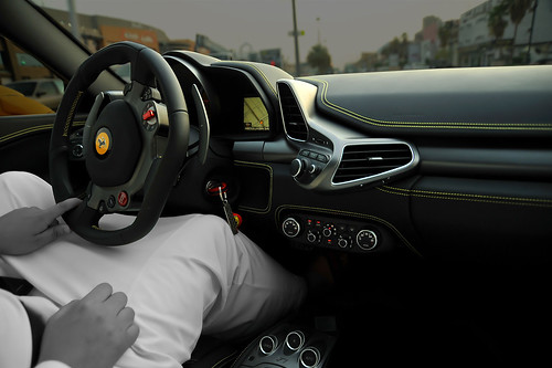 Ferrari 458 Italia | black & yellow interior [Explored]