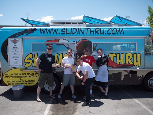 Me, @robpooke and the gang from @slidertruck