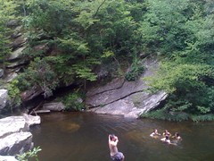  John Jumping into Cheaha Creek