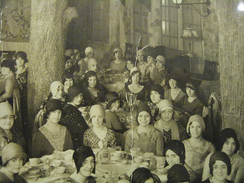 Flickr photo via Tom Faracy of Brooklyn: A portion of a photo of a communion breakfast my Mom attended on May 4th,1930.  At the Hotel St. George,Brooklyn Heights,NYC 