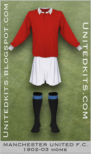 Manchester United 1902-1903 Home kit