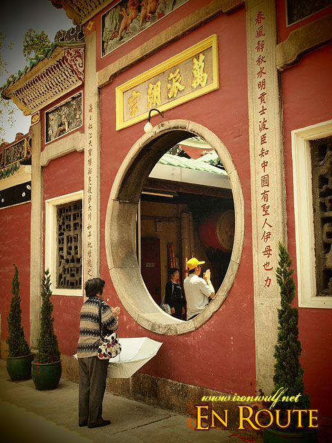 Praying at Macau A-Ma Temple