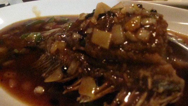 hong kong house - tilapia in black bean sauce