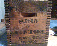 1913 Denver Mint Shipping Crate