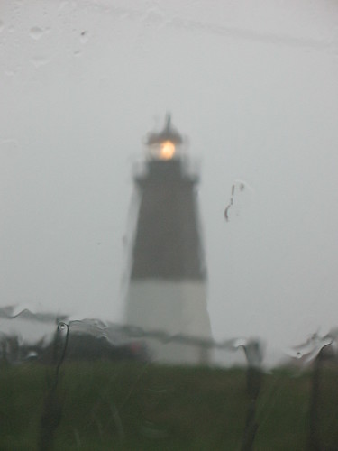 summer storm at Point Judith, Rhode Island