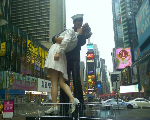 Big Kiss-in Event at Times Square this Sat. Not joining. Haha.