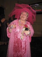 Ann Gracie as Dame Barbara Cartland (RWAus 2010 Cocktail Party)