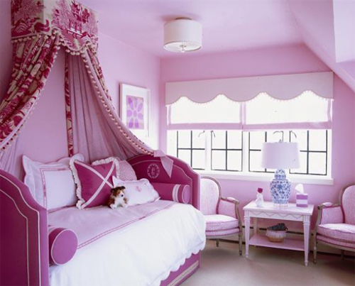 Ruthie Sommers Interiors - Very Pink Girls Bedroom
