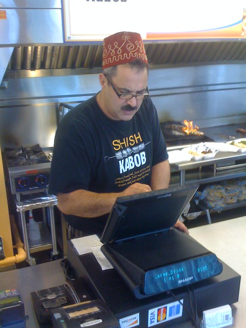 the be-fezzed master of kabobs, cc by-nc-sa image from John Cmar on Flickr