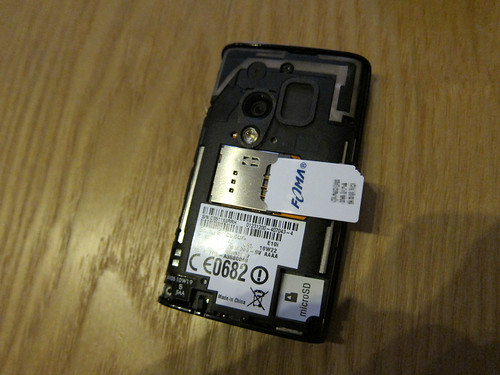 Sony Ericsson Xperia X10 mini with NTT docomo FOMA SIM Card