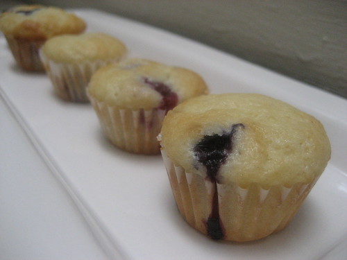 Blueberry mini muffins