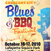 "Crescent City Blues & BBQ Festival" t-shirt design / MonkeyManWeb.com