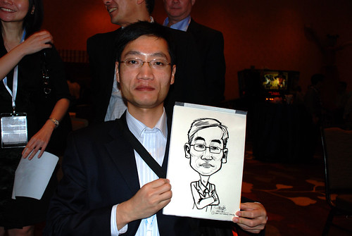 Caricature live sketching for EMC APJ Salers Kick Off 2011 - 19