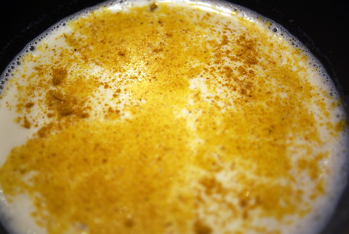 Crema de coco al curri
