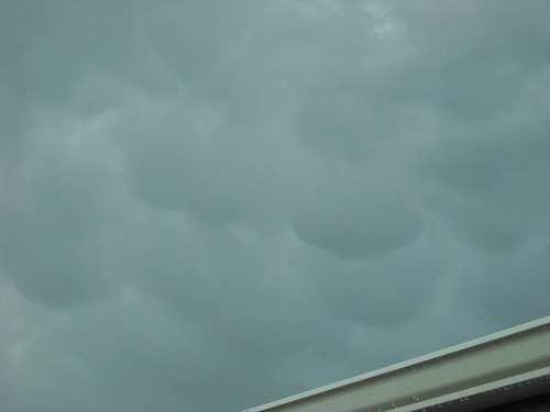 Mammatus on the way out.