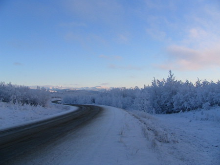 North Klondike Highway travelling south