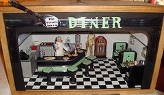 The Greasy Spoon Diner David & Carol Huffman of Davesattic Miniatures