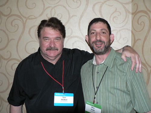 Tom McMail and Marc Smith at 2010 MSR Faculty Summit