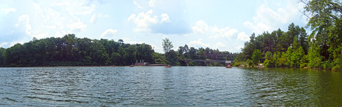 Saluda Lake Dam Panorama