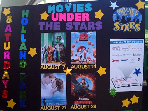 FREE outdoor movies in Surrey this August