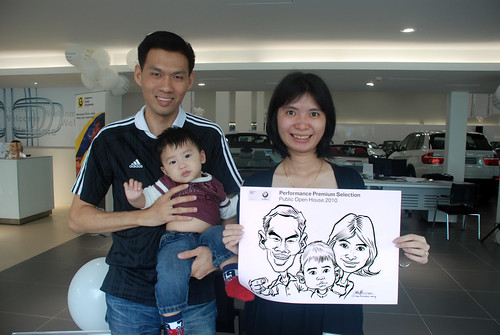 Caricature live sketching for Performance Premium Selection BMW - Day 3 - 9