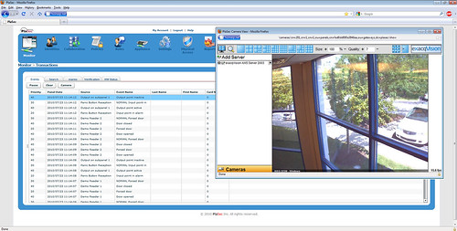 PlaSec access control integration with exacqVision