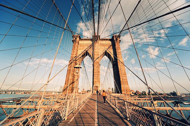 Brooklyn Bridge Sunset III by Philipp Klinger Photography