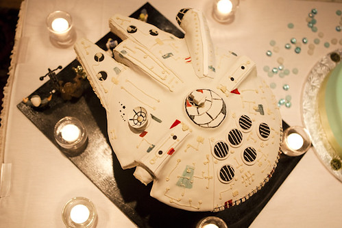 STAR WARS And I will end it with this Millenium Falcon cake from Jax and 