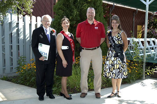 2010 Wisconsin State Fair - Kevin Concannon, USDA - Under Secretary for Food, Nutrition, and Consumer Services, Christine Lindner,   Wisconsin Department of Agriculture, Trade and Consumer Protection, 63rd Alice in Dairyland, Randy Romanski, Deputy Secretary, Wisconsin Department of Agriculture, Trade and Consumer Protection, Natalie Salkowski, Wisconsin 2010 Fairest of the Fairs