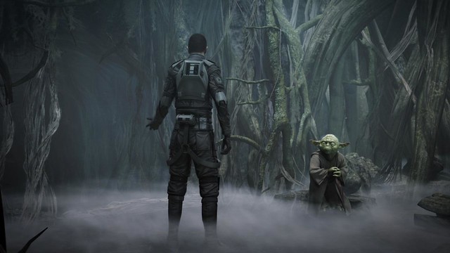 Star Wars Force Unleashed 2 swamp
