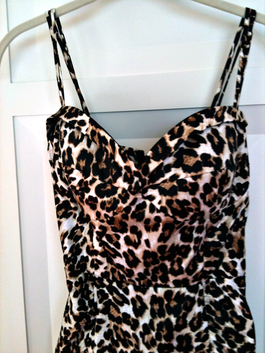 leopard dress from Annie Creamcheese
