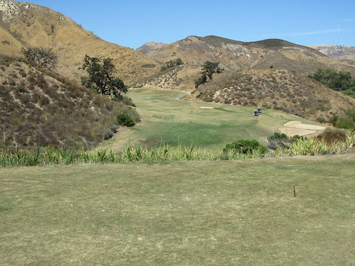  Fourth hole at Lost Canyons Golf Club - Ventura County CA