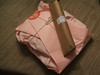 Pink and brown butcher paper
