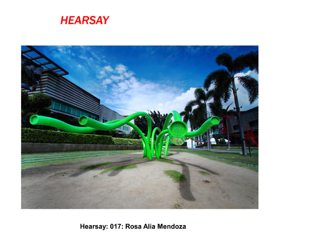 Hearsay by Rosa Alia Mendoza