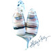 Swirly Heart glass bead by Hollys Folly