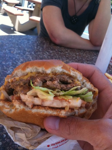 Sun June 27, 2010: In-N-Out Burger #30 – Double Double  genex Style (correctly made) – Pleasanton, CA