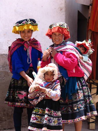Peruvians at Pisac Market