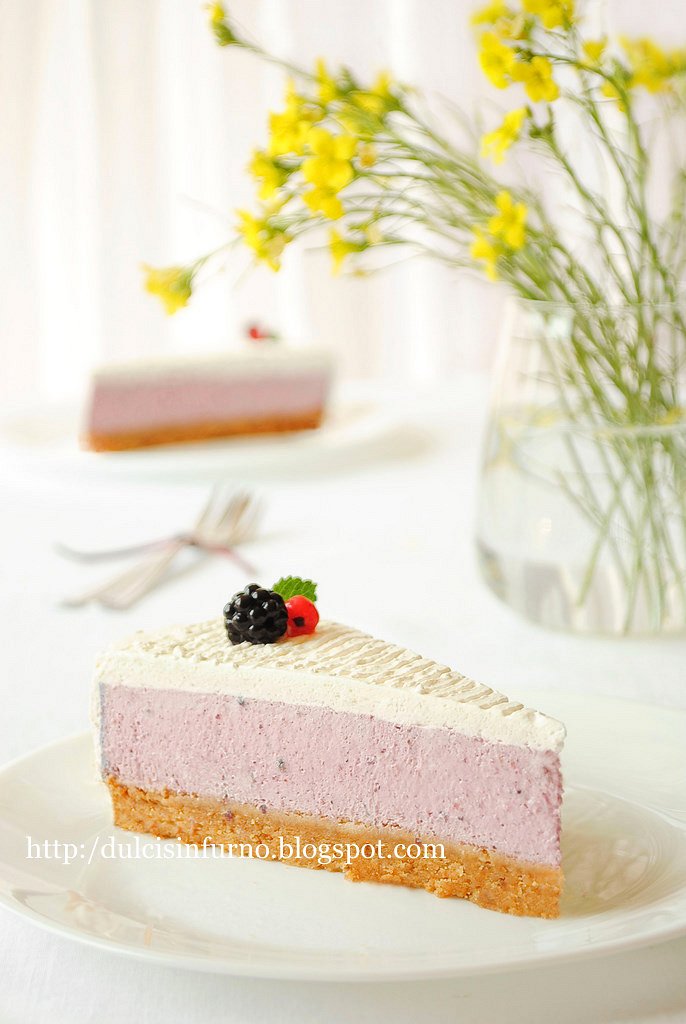 Cheesecake ai Frutti di Bosco-No Bake Berry Cheesecake