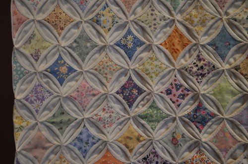 Cathedral window close-up, SMofA quilt show 2010