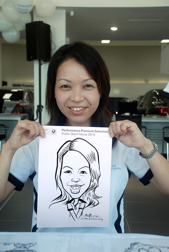 Caricature live sketching for Performance Premium Selection BMW - Day 2 - 7