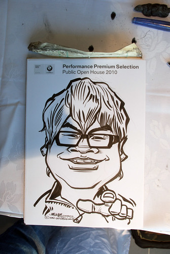 Caricature live sketching for Performance Premium Selection BMW - Day 2 - 13