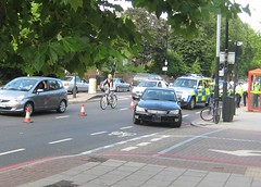 Mile end road cycle accident 2