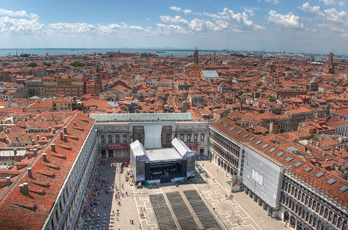 View from St Mark's Campanile, Venice