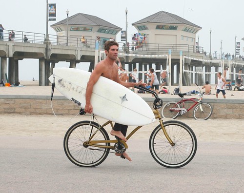 cycling surfer dude