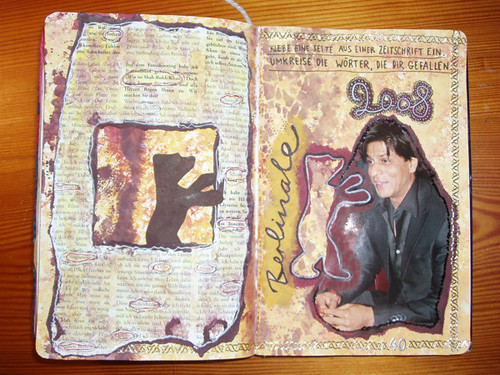 Wreck This Journal: Glue In A Page From A Magazine. Circle The Words You Like.